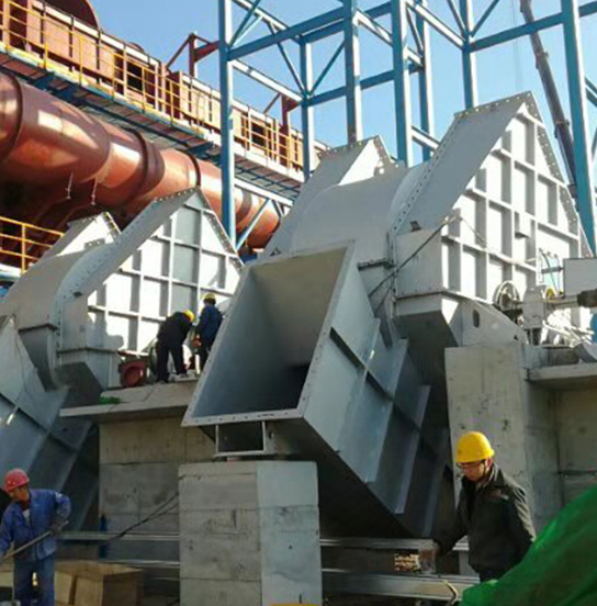 中國建材
1200t/d超白玻璃熔窯煙氣脫硫除塵工程引風機設備